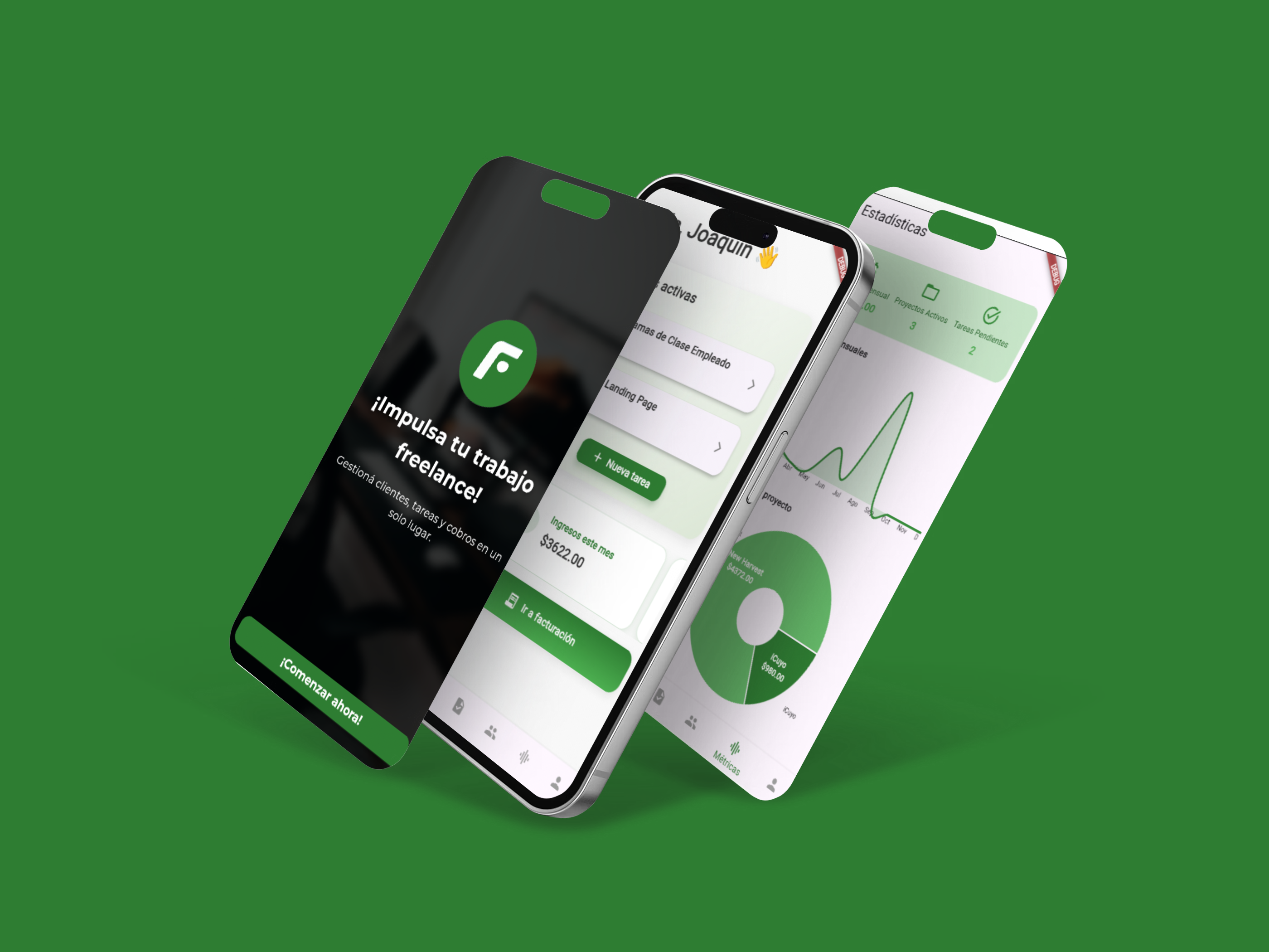 Freelo App Mockup